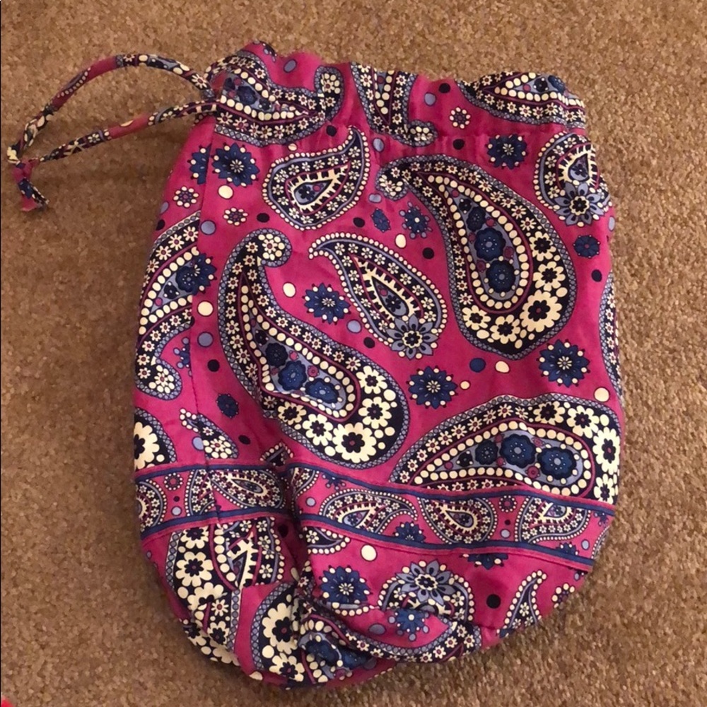 Vera Bradley Lined Drawstring Bag